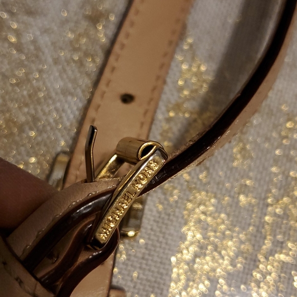 Michael Kors Patent Leather Brown/Gold Tote - Picture 10 of 13